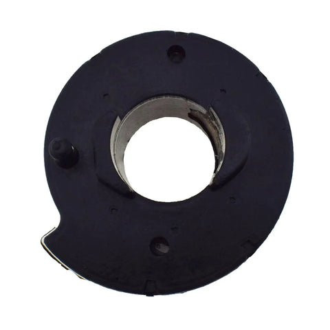 Top Shelf Rear Spring Washer Rubber Pad For Volkswagen Touareg showing durable black rubber with metal insert for shock mount.