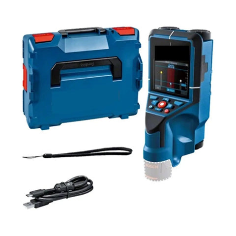 Hardcore Stud Finder Wall Scanner Boasting Dead On Rebar And Wire Detection with case, USB cable for rapid DIY wall fixing.