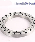 Solid Cross Roller Bearing 360 X 435 X 25 Point 4 Mm For Cnc Machine Tool Rotary Turntables And Industrial Joints with silver steel finish.