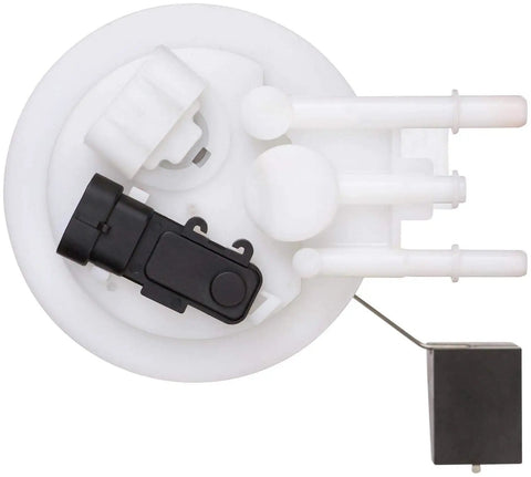 Heavy Duty Electric Fuel Pump For Buick LeSabre Park Avenue Cadillac Seville showing top view with connectors and fuel lines.