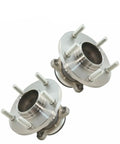 Rear Wheel Hub Bearing Assembly Pair For Mazda 3 2004-2013, durable steel construction, sealed bearings, designed for easy installation.