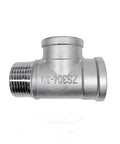 Stainless Steel 304 BSPT Pipe Fittings Kit Elbow 90 Degree 3 Way 4 Way Threaded Coupler Adapter For DIY Home Projects 3/4 Inch