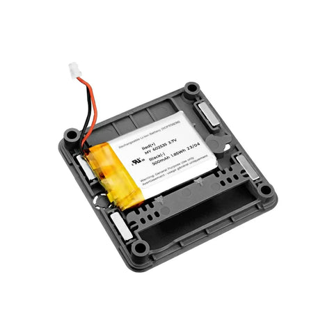 Back view of Core2 ESP32 IoT Development Kit V1.1 casing showing internal battery setup