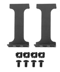 Built Tough 1U Aluminum Alloy Server Rack Depth Extender Kit Two Pack includes two extenders and mounting screws.