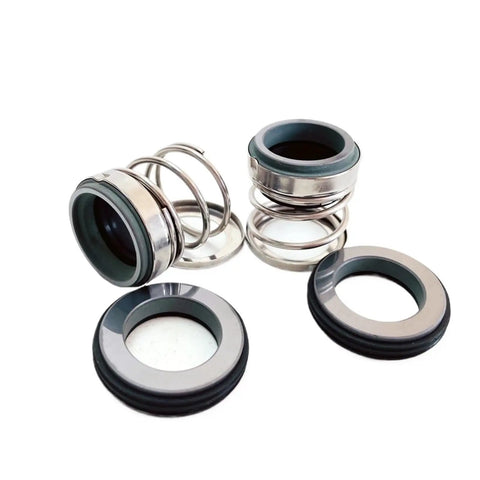 Heavy Duty 50mm Bia Bottom Mechanical Seal With Durable Silicon Carbide Faces And Bulletproof Viton Rubber Boot For Slick Water Pump Overhauls No Sweat Leak Prevention Quick Replacement Fix components including springs and rubber parts.
