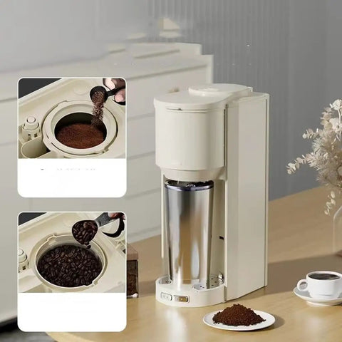 Automatic Coffee Maker With Built In Grinder And Insulated Travel Cup For Home Office Or On The Go One Touch Espresso In Minutes
