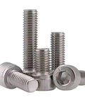 Bad Boy M2.5 X 17mm Socket Head Cap Screws, Allen Key Drive 304 Stainless Steel With Corrosion Resistance And Full Thread Bright Finish, DIN912 Metric Fasteners, 30 Pack Of Heavy Duty Power Bolts.