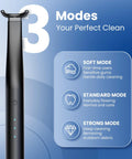 Portable Rechargeable Electric Water Flosser With Three Adjustable Cleansing Modes for gentle daily cleaning and deep gum care.