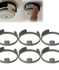 No Hassle Anti Glare Hood For Smoke Detectors Takes The Edge Off Those Pesky Blinky Led Lights Smooth One Piece Shield and mounts