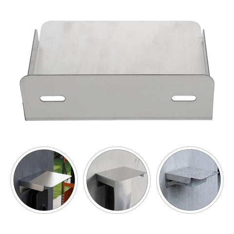 Rock Solid Stainless Steel EV Charging Station Cover For Outdoor Use Featuring Hella Durable Protection, side view, weatherproof design.
