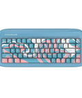 Premium Sixty Five Percent Wireless Mechanical Keyboard Featuring Slick Aluminum Body, Gasket Mount Feel, Hot Swappable Switches, Full Spectrum Rgb, Plus Dual Wireless And Usb C Input For Top Tier Pc Gaming Runs with colorful keycaps.