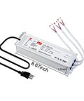 LED Driver 300W Power Transformer for Outdoor LED Lighting 12V DC Output Up To 25A IP67 Waterproof with power cord