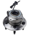 Heavy Duty Rear Wheel Hub And Bearing Assembly Fits 2010 To 2017 Chevy Equinox Gmc Terrain close-up view with steel and rubber components.