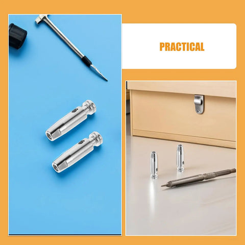 Three Pack Fencing Epee Point Stainless Steel Tips Replacement for Fencing Practice and Training Outdoors, two perspectives