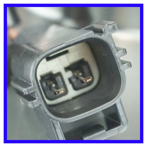 Front Wheel Bearing And Hub Assembly Set For Driver And Passenger Side connector housing showing dual contact points.
