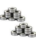 Pro Setup ABEC Nine Slick Spin Roller Hockey Bearings And Inline Skate Wheel Spacers Complete High Speed Tuning Kit with stacked bearings.