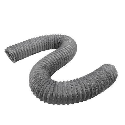 Flexible 2m hose attachment for No Sweat Setup With This 5 Inch Adjustable Exhaust Fan, ideal for fume extraction tasks.