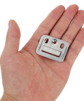 100 Pack Stainless Steel Wall Panel Clips For Home And Office Makes Renovations A Breeze No Sweat Installs Keep Walls Solid Durable fixture held in hand.