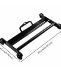 Premium Steel Frame Abdominal Wheel Core Roller With Straight Gliding Track side view showing dimensions 45cm x 65cm.