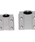 4 Pack Linear Motion Bearing Slides SCS12UU 12mm Length For CNC Parts And 3D Printer Projects, aluminum bearing block