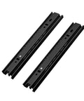 Rolls Like A Dream Three Section Drawer Slides With Hidden Bottom Mount Design For Smooth Cabinet Upgrades black metal drawer slides 10 inch length