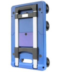 Heavy Duty Foldable Push Hand Cart With Retractable Aluminum Alloy Handle designed for smooth moves, shown in folded position.