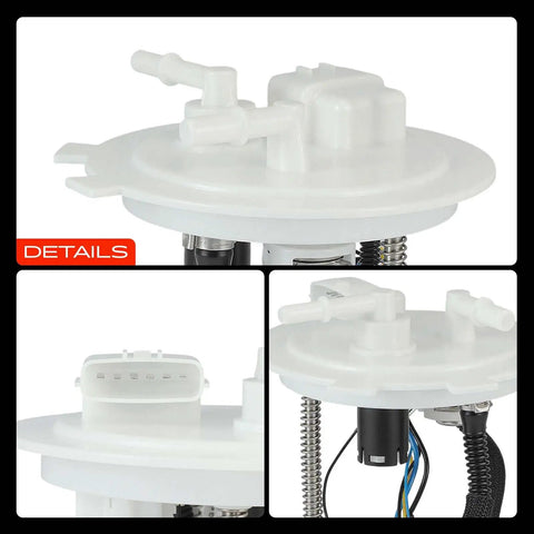 Electric Fuel Pump Module Assembly Replacement For Infiniti Qx60 Nissan Pathfinder 2017 2019 V6 3.5L detailed view showing connectors and fittings.