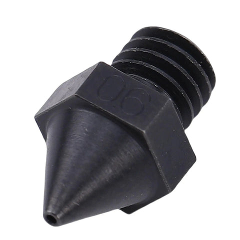 Premium Hardened Steel 3D Printer Nozzle 0.6 Mm Fits Raise3D Pro2 Pro3 E2 Series High Temp Extruder Tip with leakproof threads