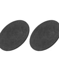 Premium Grade Round Graphite Disk Block Sheet 20x1mm for Melting Casting and Electrolysis, Pack of 2 High Purity Graphite Plates