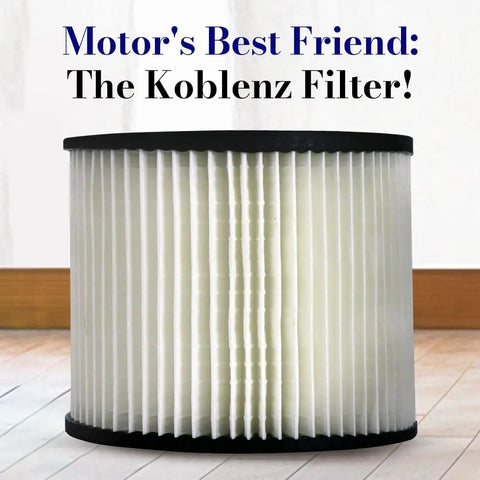 Cartridge Filter Replacement For Wet And Dry Vacuum Cleaners Fits 5 To 16 Gallon Models Easy To Install Top Notch Disposable Dust Filter