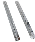 Heavy Duty Antique Silver Piano Hinges Pair With Screws For Woodworking Cabinet Repair And Jewelry Box Assembly slick vintage finish