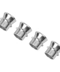 Five Eighths To One Half Inch High Misalignment Spacer Heims Rod End Ends Heim Joint Set Of Four Beefy 1045 Steel With Zinc Plating For Auto And Off Road Use Industrial Grade Corrosion Resistant Durable Precision Fit, 4-pack spacers