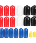 20 Piece PVC Vacuum Line Cap Kit With 5 Sizes 1/8 In 3/16 In 1/4 In 5/16 In 3/8 In For Engine Bay Repairs And Garage Mechanics Garage Ready Vacuum Caps
