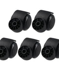 Stemless Chair Casters 5 Pack 2 Inch Replacement Wheels For Office And Home Furniture, Durable Plastic Furniture Casters