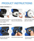 Product instructions for Heavy Duty 1000 Watt Electric Angle Grinder Built Like A Tank For Heavy Metal Cutting And Daily Grinding 220 Volt Power Tool.