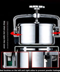 All In One Grain Mill And Grinder For Beans Nuts Spices Herbs Pepper Seeds And Cereal Wheat Coffee Grinder And Powder Maker lid open