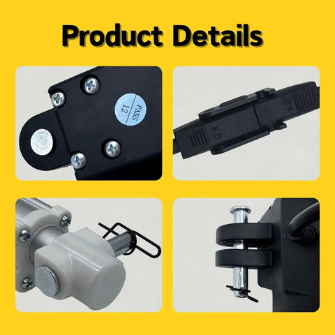 Premium Hella Durable Linear Actuator Motor Replacement For Power Recliners And Electric Lift Chairs KDYJT006-20 Exact Oem Match details, connectors, and housing features.