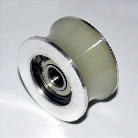 Heavy Built Tough Automatic Sliding Glass Door Roller Kit featuring silent polyurethane wheel with a metal core for durability.