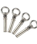 Heavy Duty M8 X 70Mm 304 Stainless Steel Expansion Eyebolts For Concrete Wall Sun Shade And Air Conditioner Mounting Kit Built Like A Tank With Zero Slip Grip 4 Pack - close-up view of eyebolts.