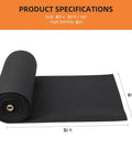 Tough As Nails Geotextile Fabric For Driveways And Erosion Control 6 Ft By 50 Ft 6 Oz Non-Woven PP Drainage Fabric Roll