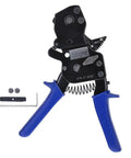 PEX Cinch Clamp Tool Kit With One Handed Ratcheting Crimper For Stainless Steel Rings, Allen Key and Calibration Tool Visible
