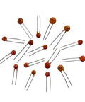 Badass Ceramic Capacitor Assortment Kit Loaded With Forty Two Values Containing 1680 Pieces Spanning 1pF Through 100nF At 50V showing multiple ceramic capacitors.