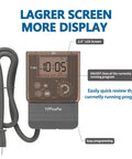 Heavy Duty Outdoor Digital Pool Timer Featuring Slick Dial Switching and Twin Grounded Jacks for Yard Pumps and Patio Lights, showing 2.5" LCD display.
