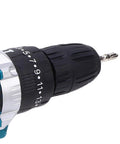 Smooth Operator Brushless Cordless Drill Driver Featuring 21V Rechargeable Battery And Fast Adjustable Speed Settings close-up of drill chuck with variable speed settings
