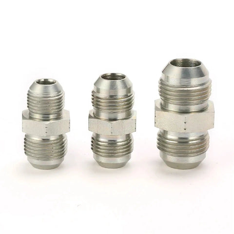 100 Pcs 1J 10 JIC Male Adapters Pipe Connectors for Hydraulic Hose Fittings Durable Steel Quick Connectors High Pressure