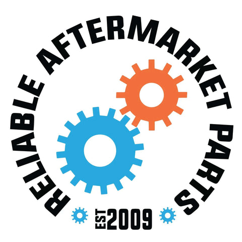 Logo of Reliable Aftermarket Parts with gears, featuring est. 2009, related to Compatible with Case-IH Retainer Spring Torque Limiter Pressure Plate Part No: A-A155865.