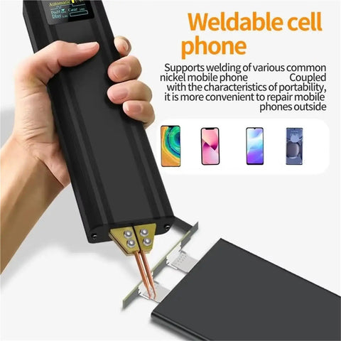 Handheld Portable Spot Welder With Adjustable Gear And Power For DIY Projects Compact Welding Machine For Precise Spot Welds 80 Gear