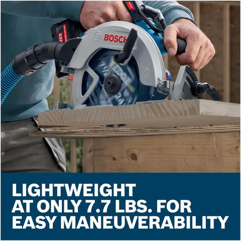 Badass 18 Volt Cordless Circular Saw With Brushless Motor and Six Thousand Rpm delivering clean cuts on plywood.