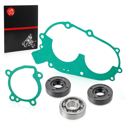 Built Tough Water Pump Rebuild Kit With Bearing Seal And Cylinder Gaskets For Polaris Sportsman Big Boss Scrambler Xplorer Xpress 400 400L ATV parts showing seals and gaskets.