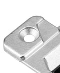 Close-up of metal Replacement Cabinet Door Hinges Kit For Cupboards No-Drill Easy Install Precision-Matched Set hardware detail